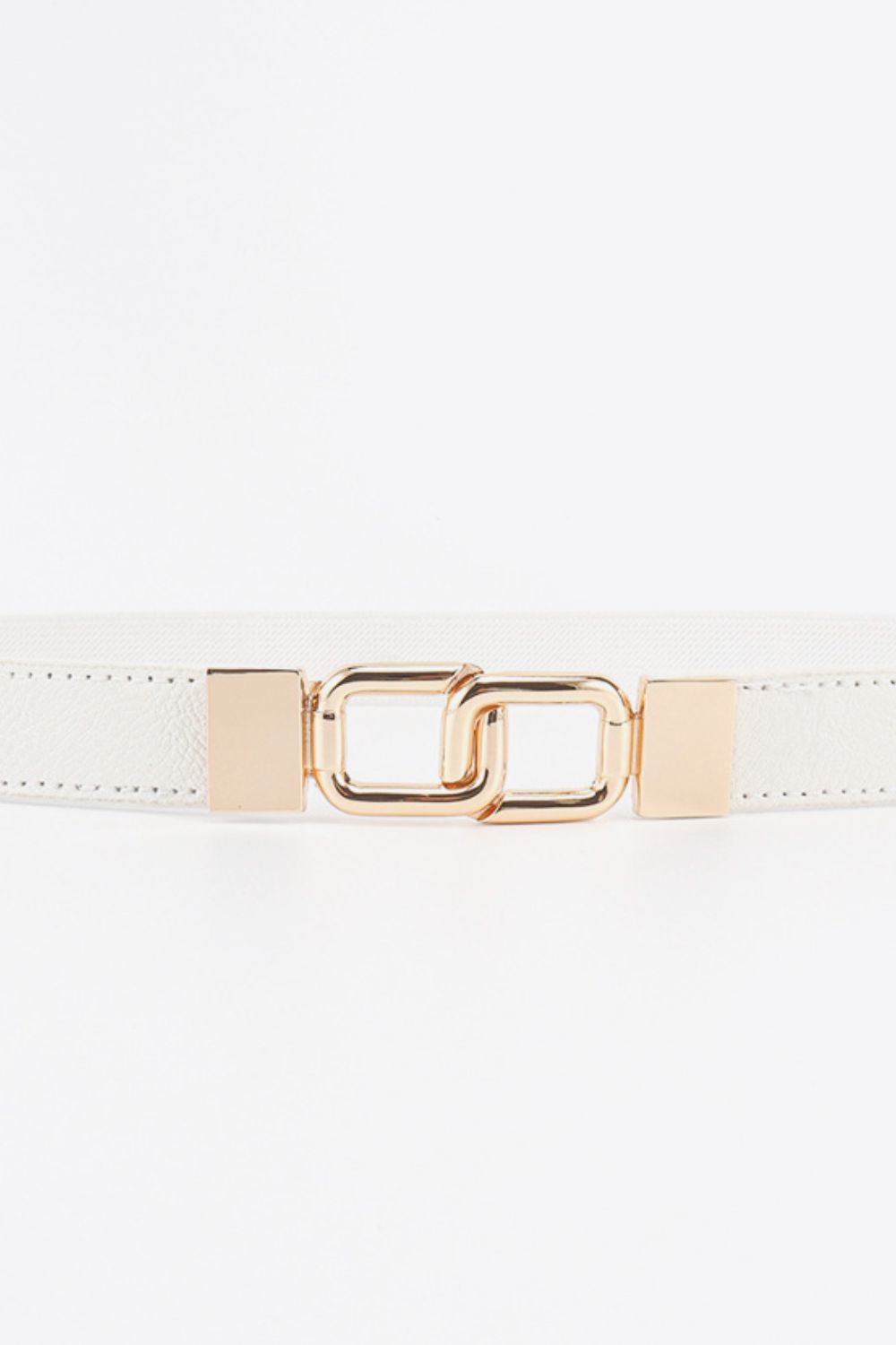 Geometric Double Buckle Elastic Belt Carauana Store