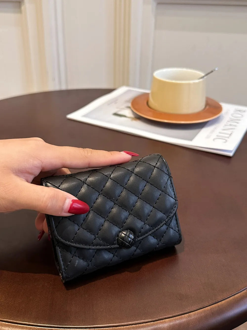 PU Leather Solid Color Wallet