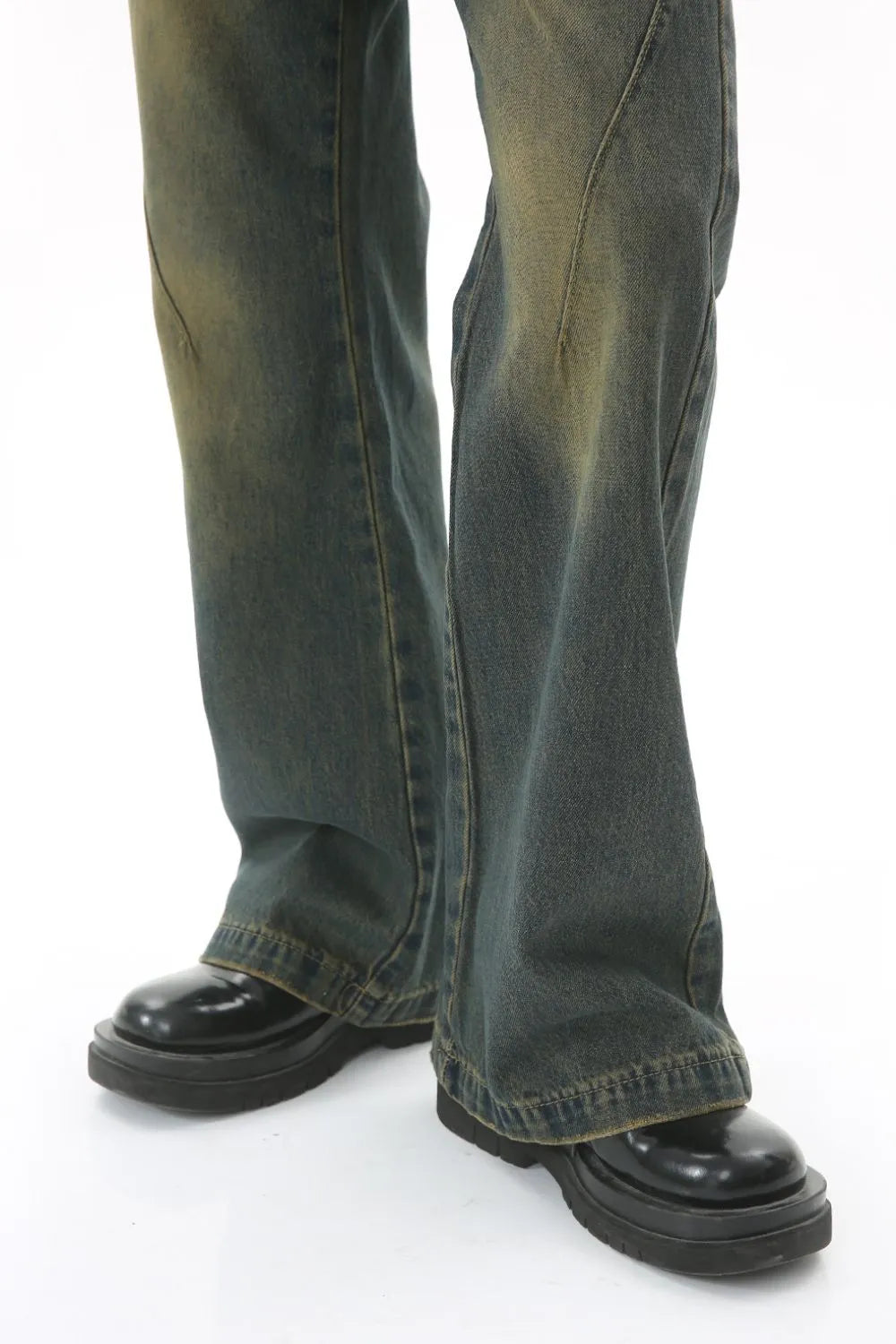 Decorative Seam Jeans with Pockets Carauana Store