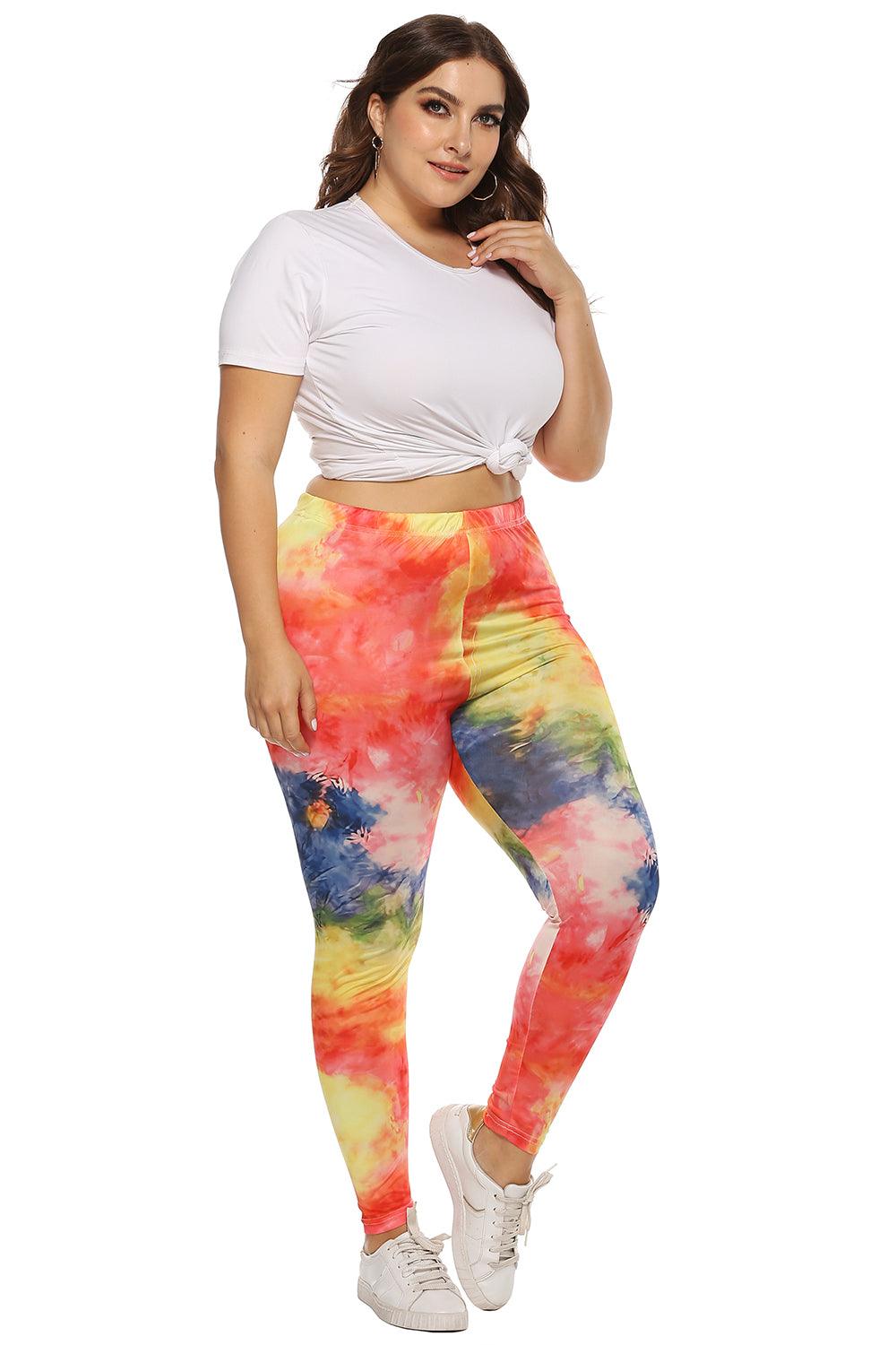 Plus Size Tie Dye Legging Carauana Store