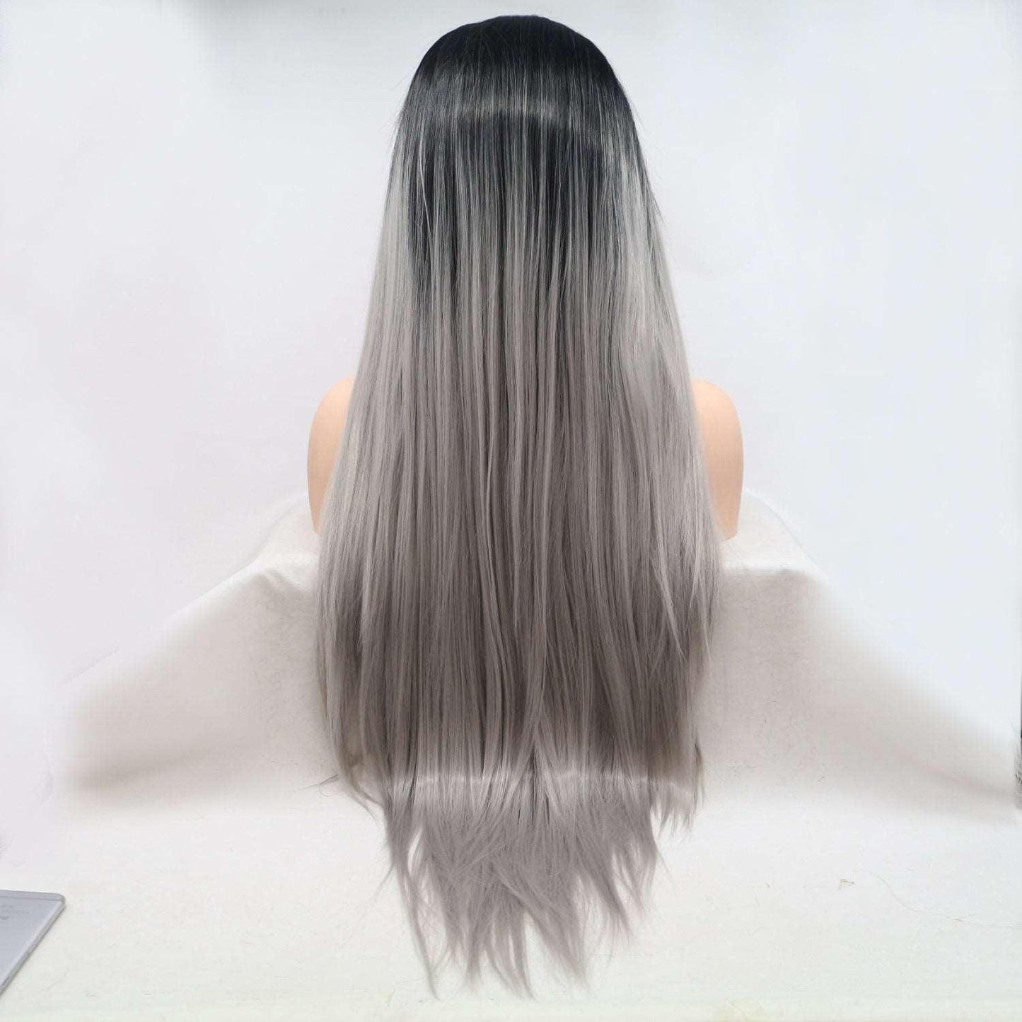 13*3" Lace Front Wigs Synthetic Long Straight 24" 130% Density Carauana Store