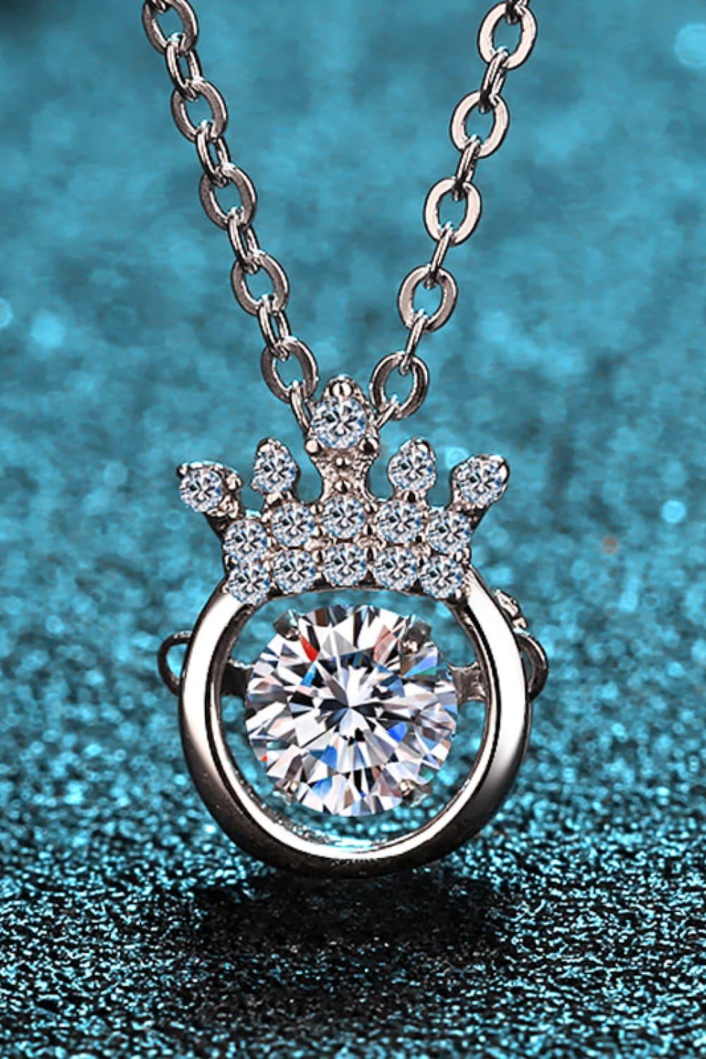Moissanite 925 Sterling Silver Necklace Carauana Store