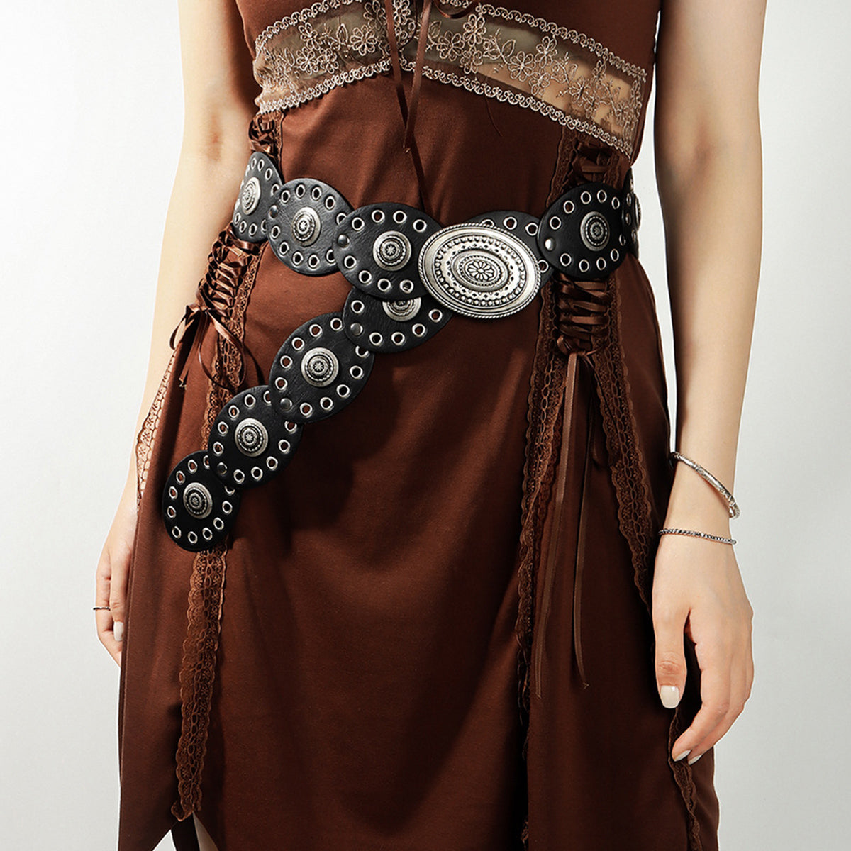 Oval PU Belt Carauana Store