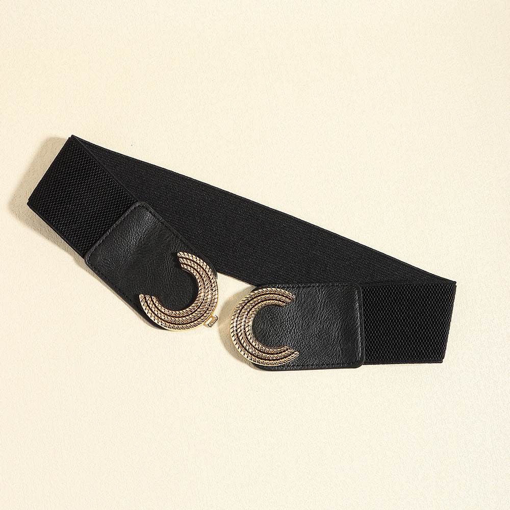 Double C Buckle Elastic Belt Carauana Store