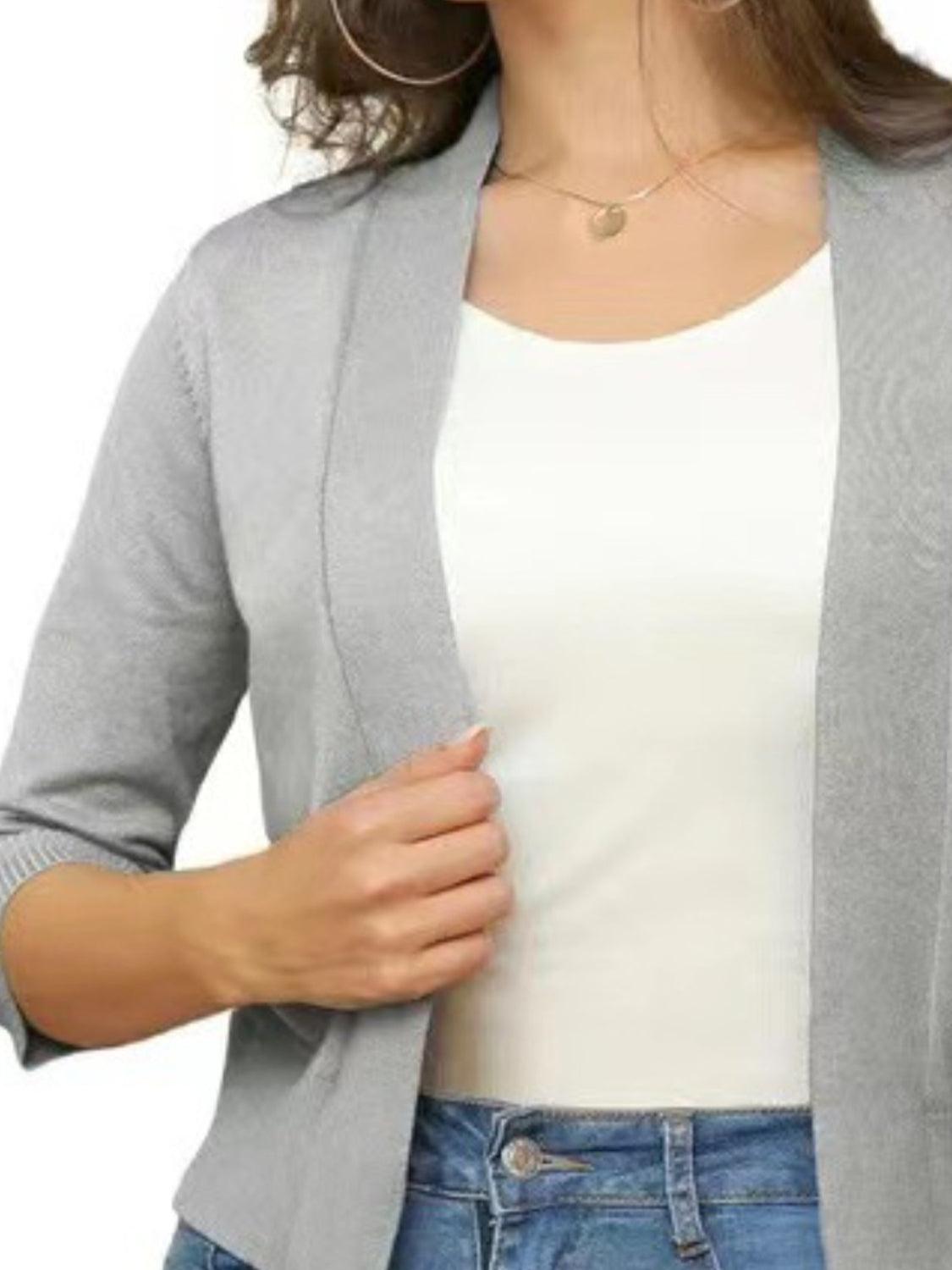 Open Front Cardigan Carauana Store