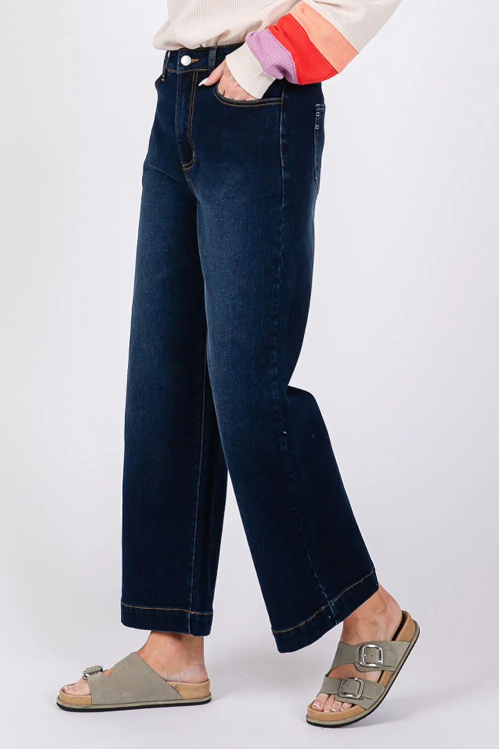 SAGE + FIG High Waist Wide Leg Jeans Carauana Store