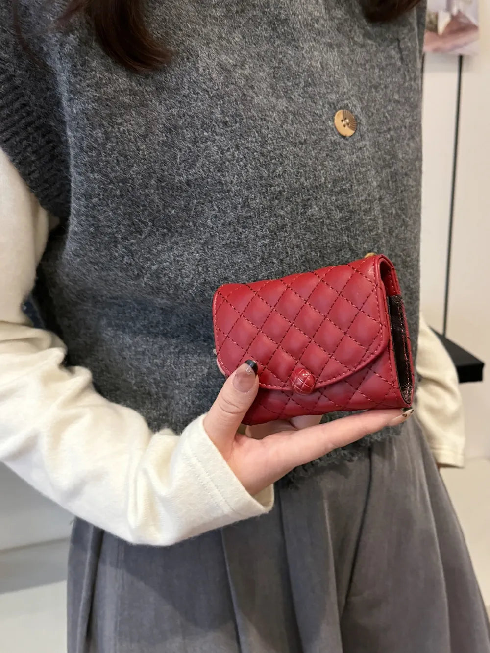 PU Leather Solid Color Wallet