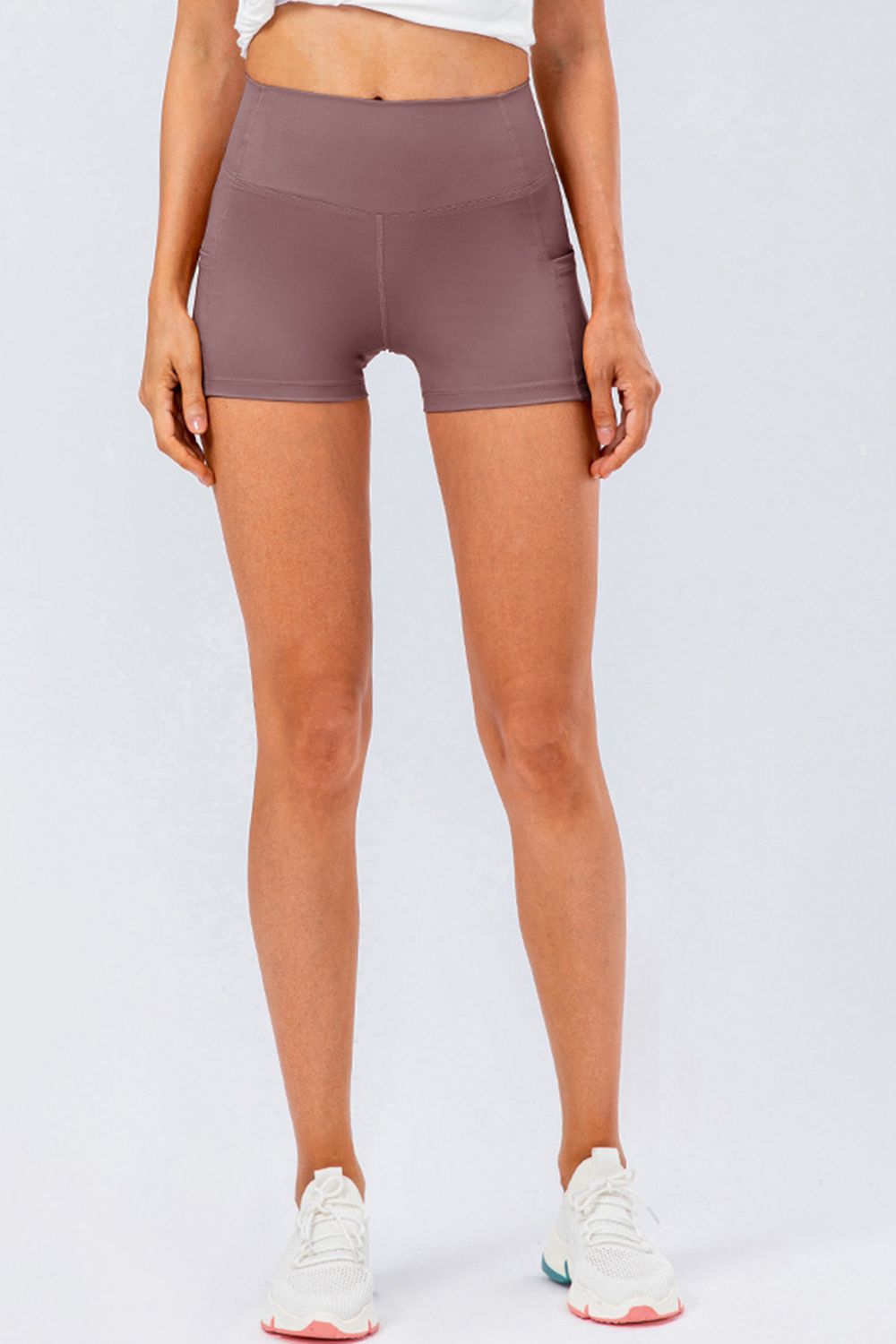 Slim Fit Wide Waistband Sports Shorts Carauana Store