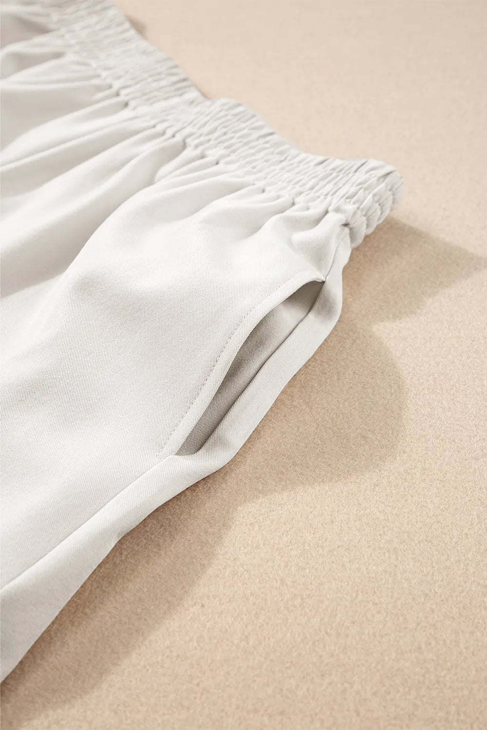 Ricrac Trim Tank Top and Elastic Waist Shorts Set Carauana Store