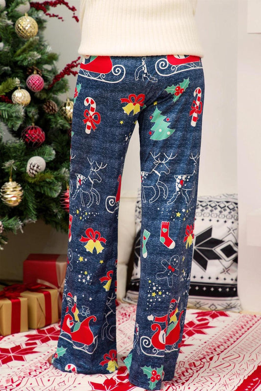 Christmas Straight Leg Pants Carauana Store