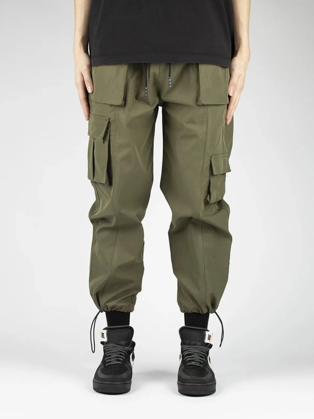 Men's Drawstring Cargo Pants Carauana Store