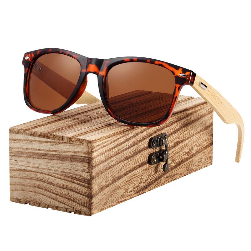 BARCUR Bamboo Sunglasses Carauana Store