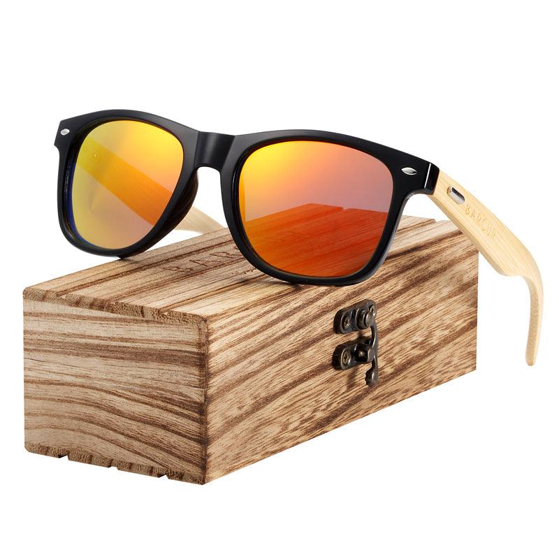 BARCUR Bamboo Sunglasses Carauana Store