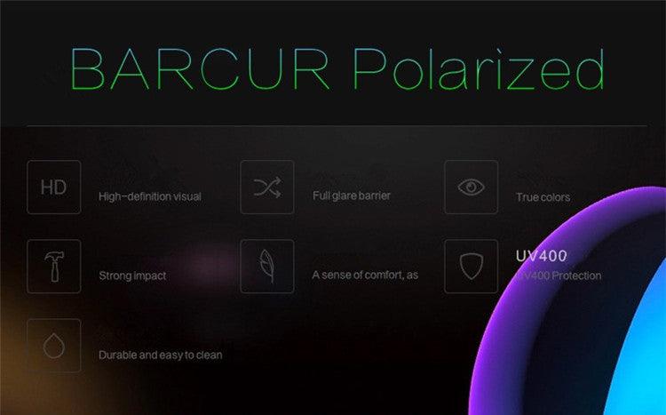 BARCUR Sunglasses Anti Blue Night Vision Mirror Free Wood Box Carauana Store