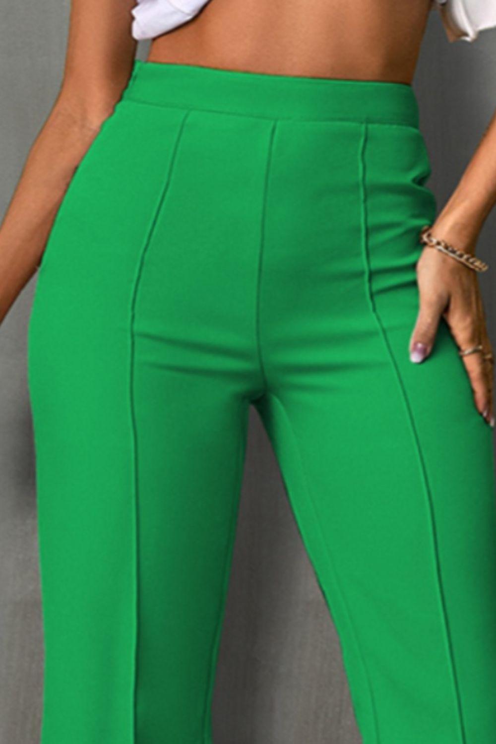 High Waist Straight Pants Carauana Store