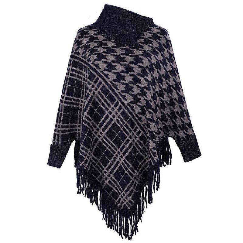 Knitted Shawl Women Warm Tassel Pullover Imitation Cashmere Carauana Store