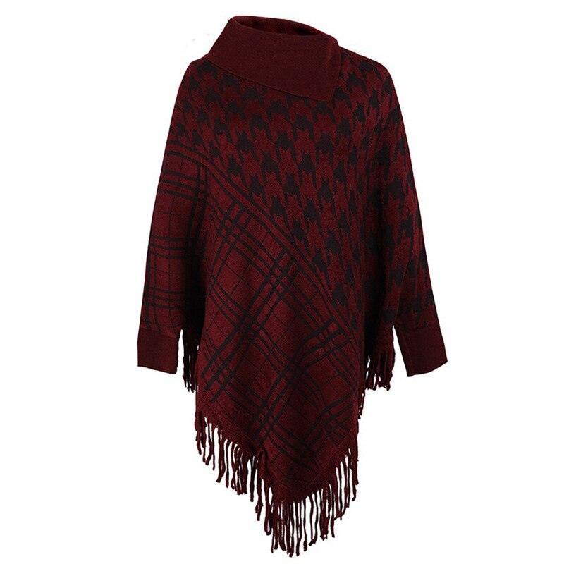 Knitted Shawl Women Warm Tassel Pullover Imitation Cashmere Carauana Store