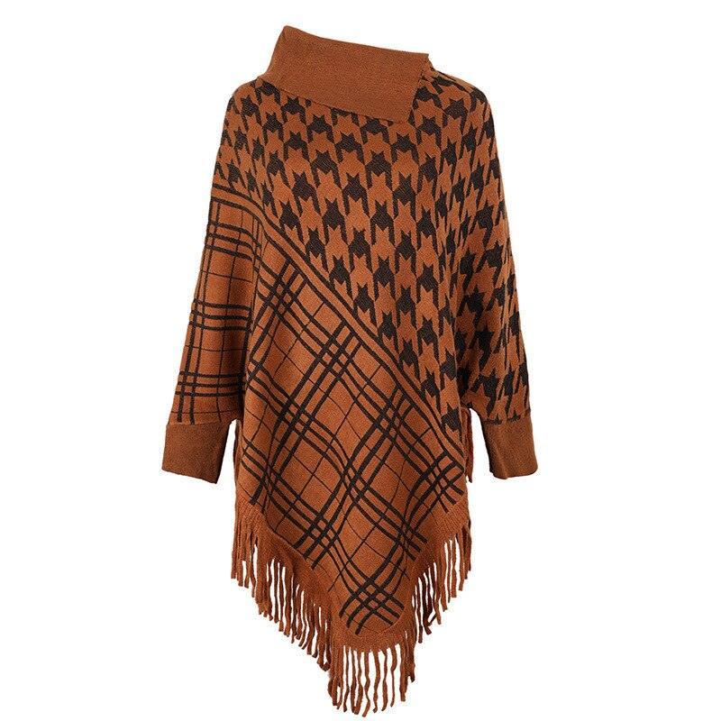 Knitted Shawl Women Warm Tassel Pullover Imitation Cashmere Carauana Store
