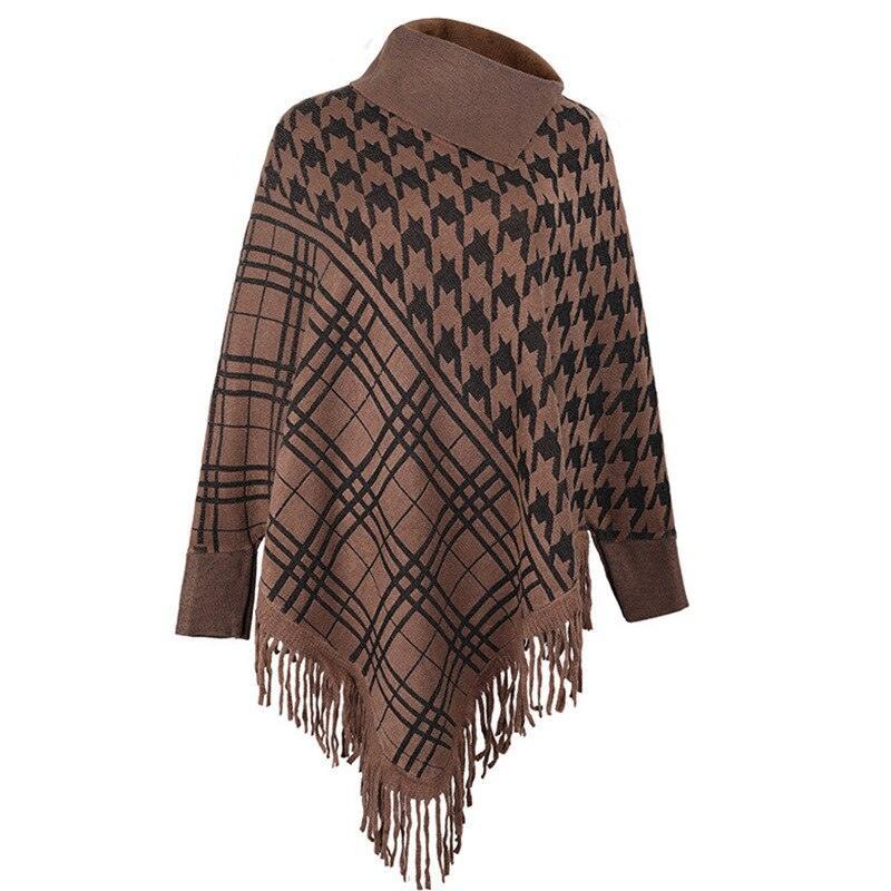 Knitted Shawl Women Warm Tassel Pullover Imitation Cashmere Carauana Store