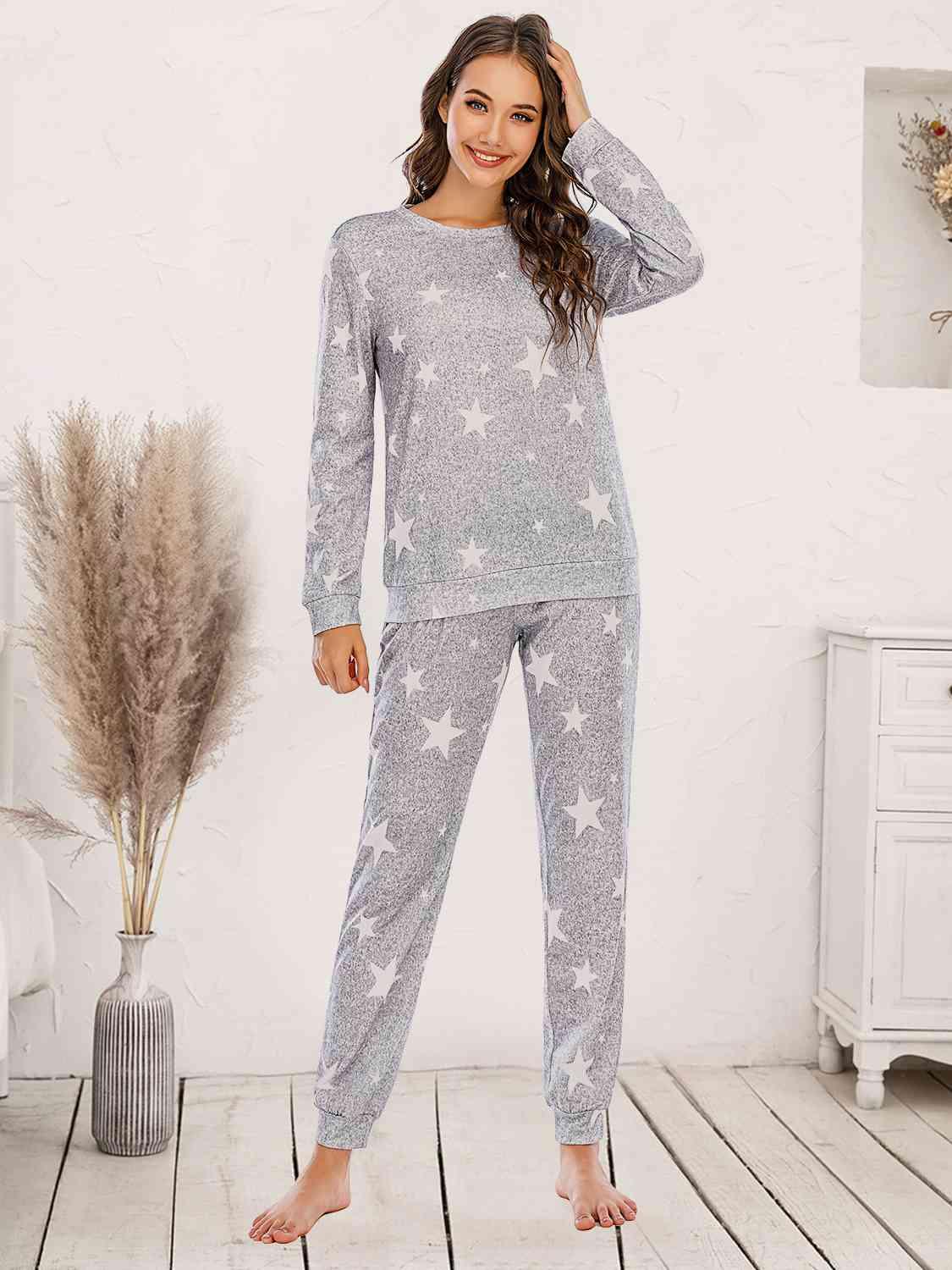 Star Top and Pants Lounge Set Carauana Store