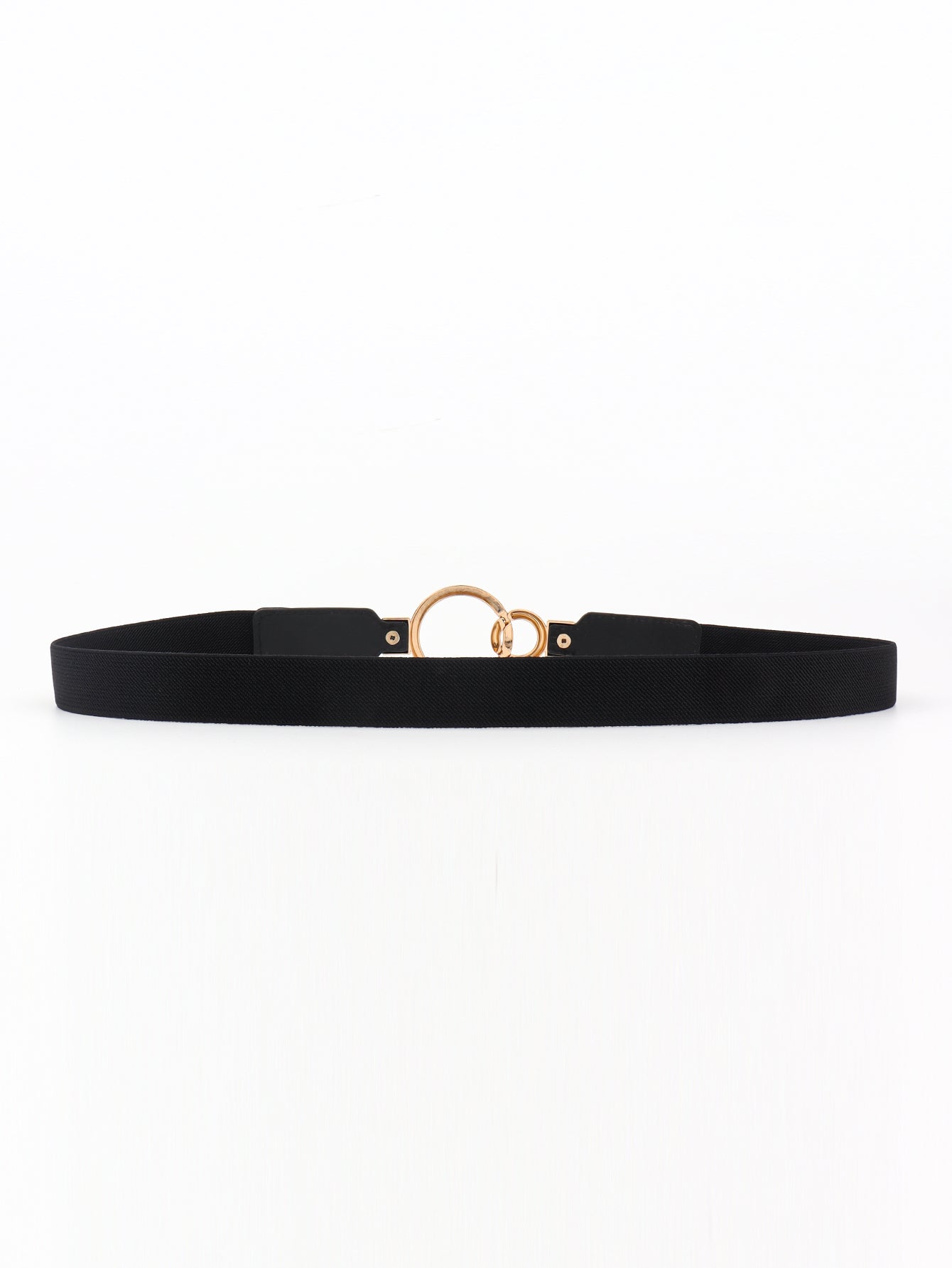 Double Ring Buckle Elastic PU Belt Carauana Store