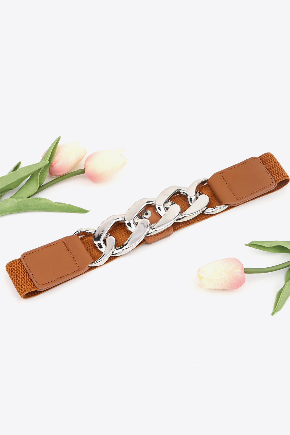 Chain Detail Elastic Belt Carauana Store