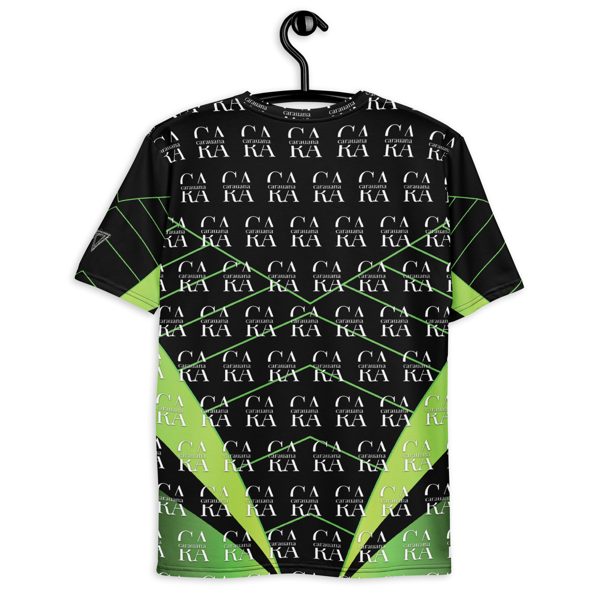 CaRaUaNa Men's t-shirt black Green Carauana Store
