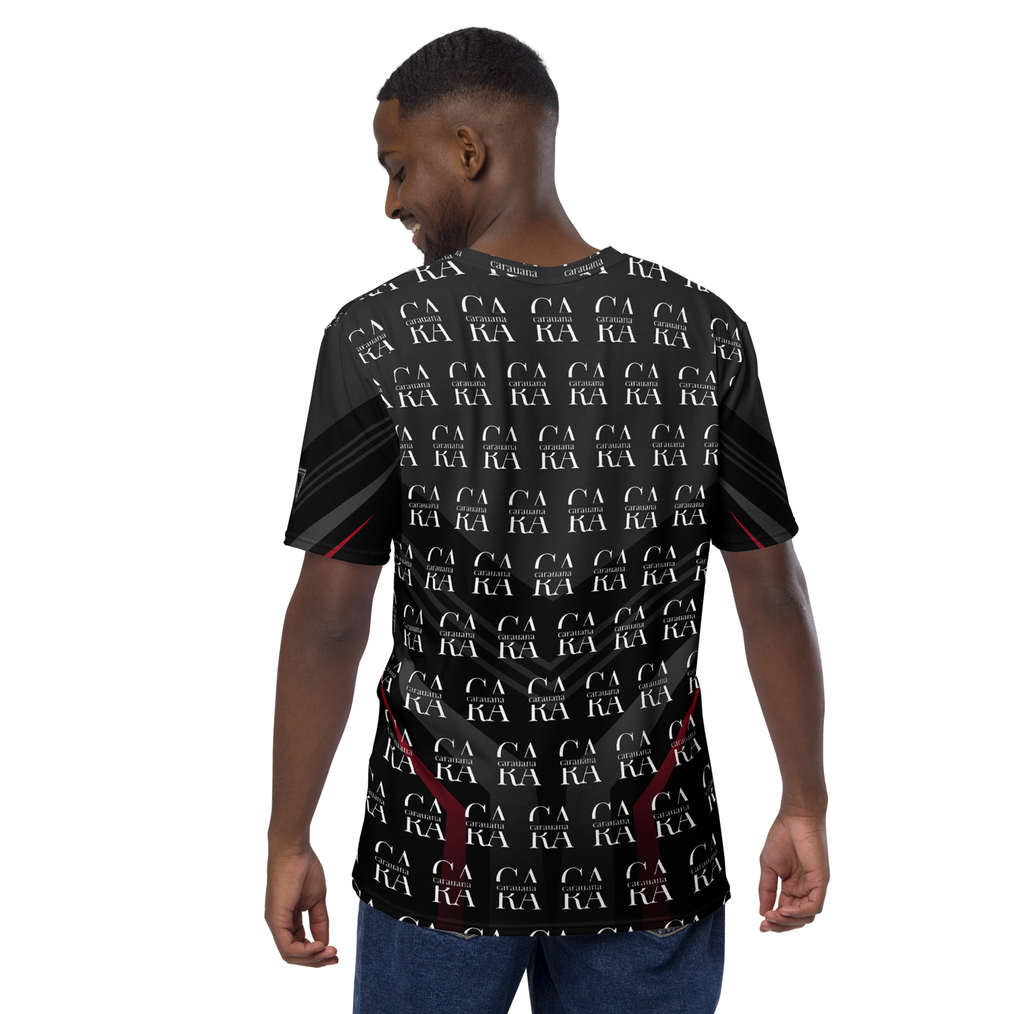 CaRaUaNa Men's t-shirt black Elegant Carauana Store