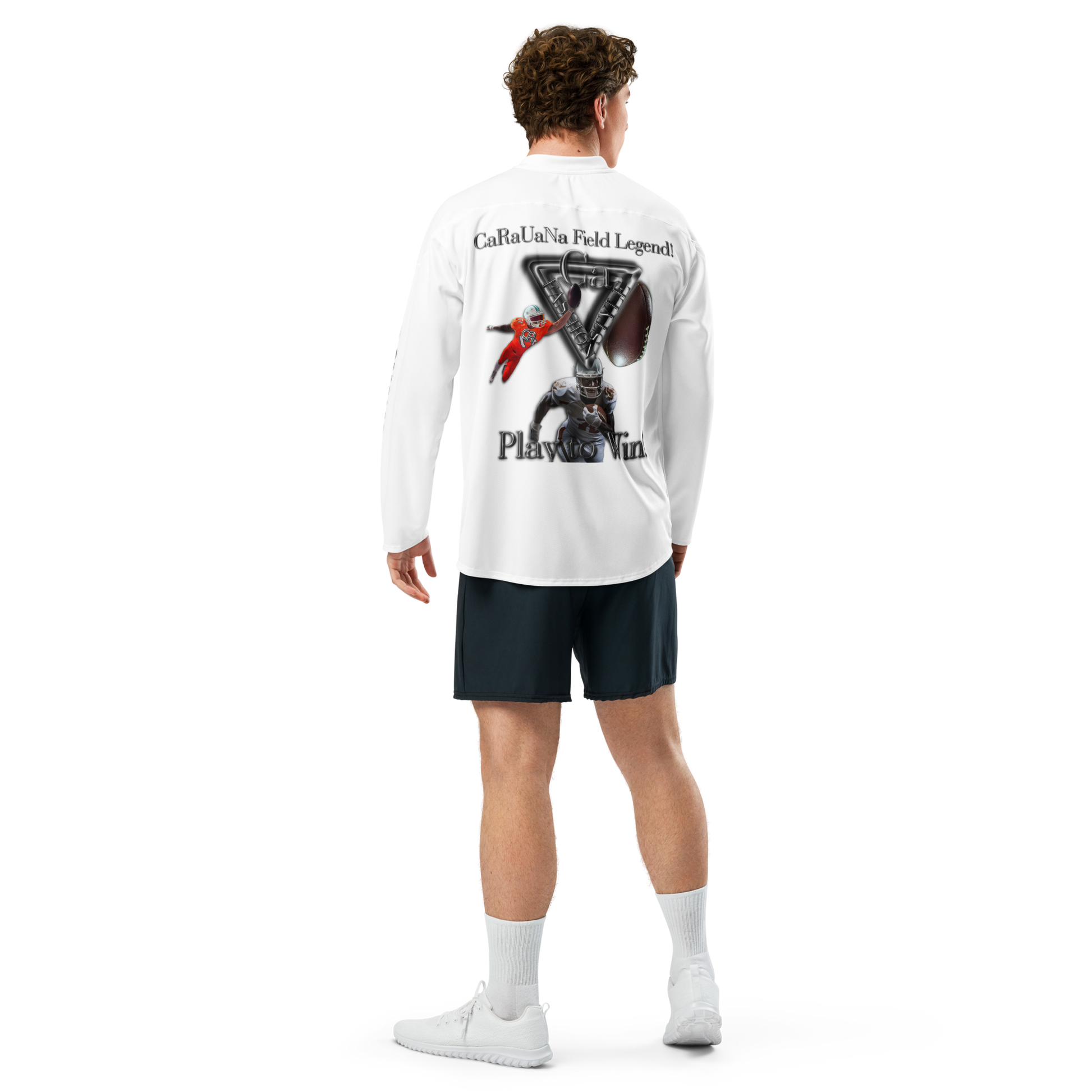 ๐ Sweatshirt CaRaUaNa american football white Carauana Store