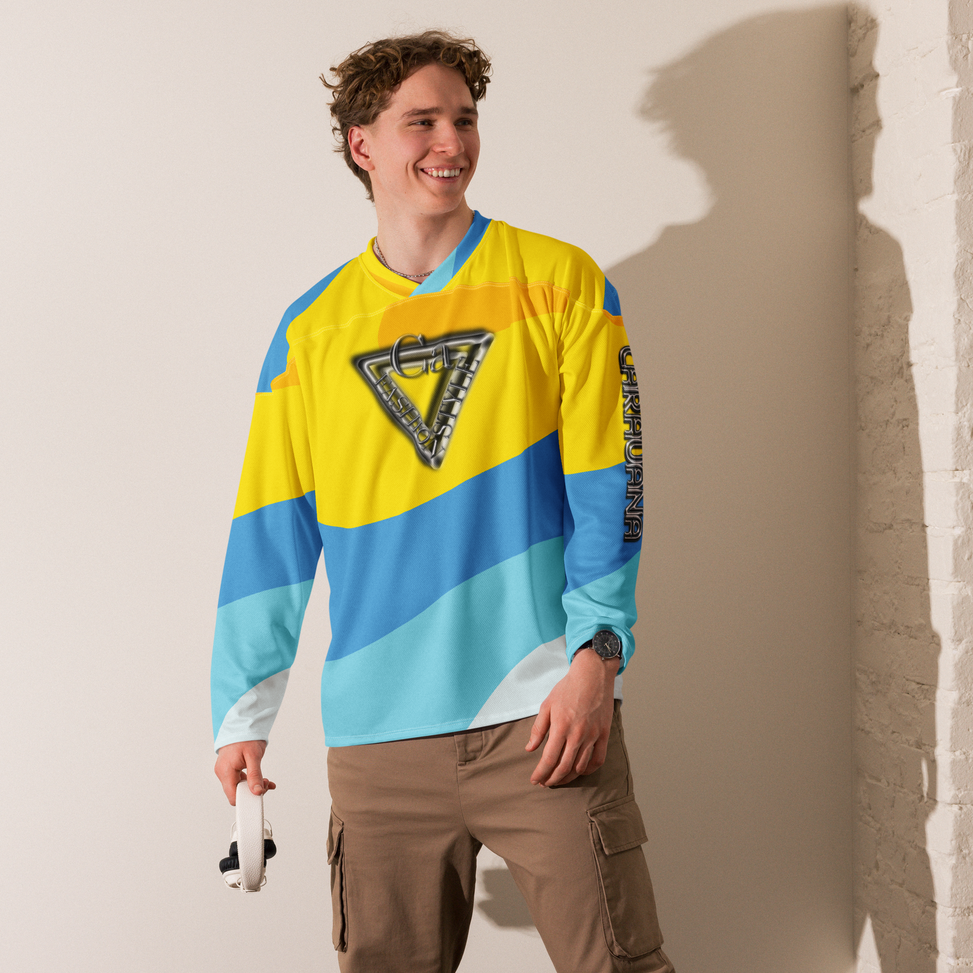 ๐ CaRaUaNa American Football Sweatshirt โ Yellow Edition Carauana Store