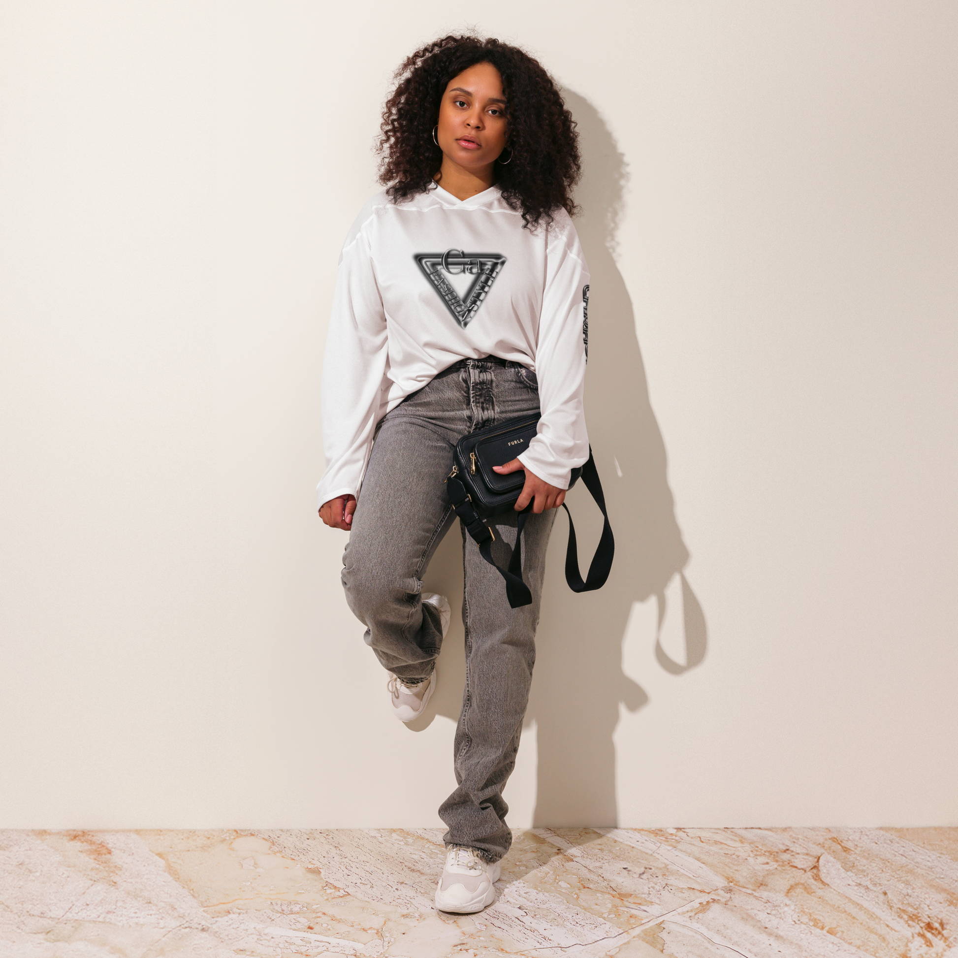 ๐ Sweatshirt CaRaUaNa american football white Carauana Store