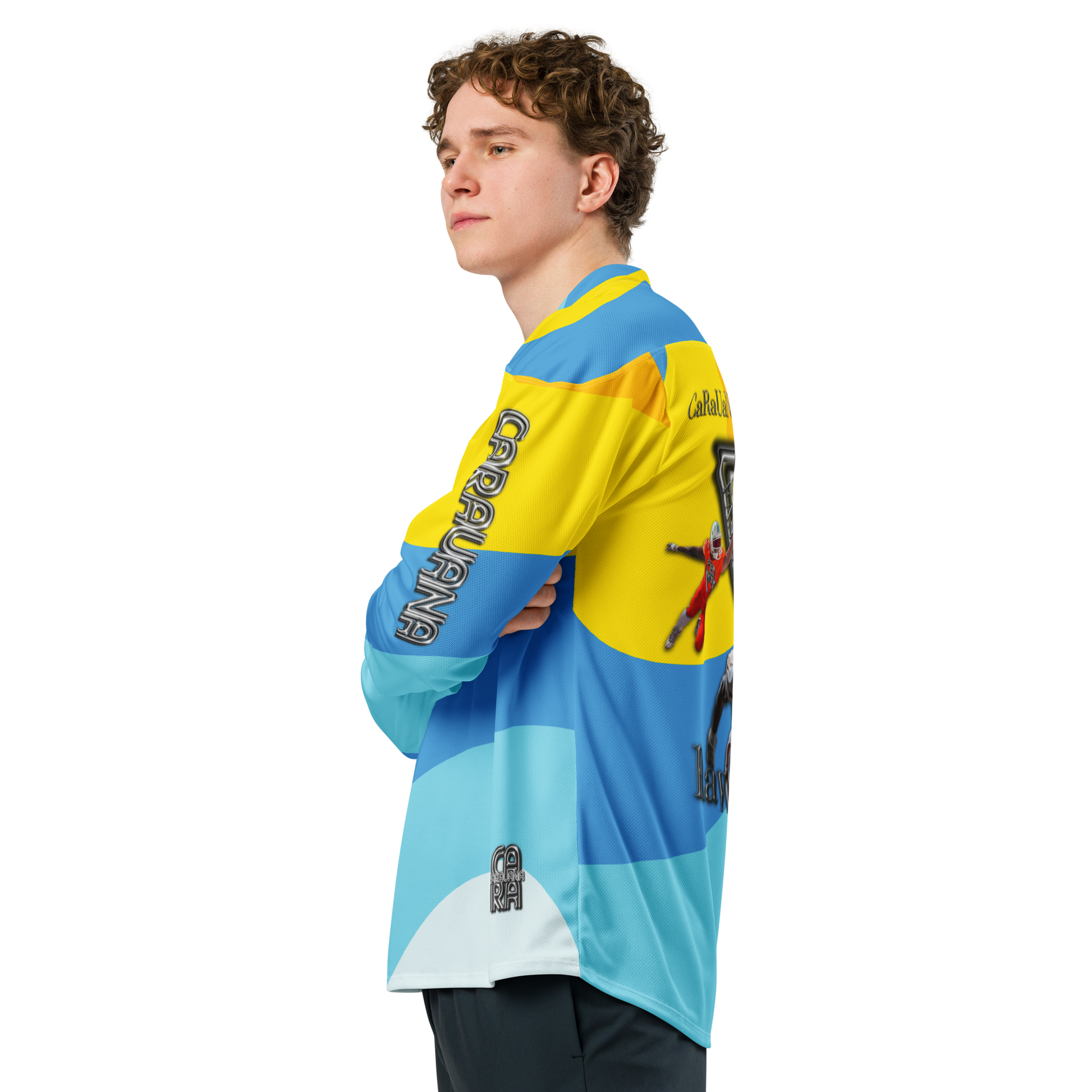 ๐ CaRaUaNa American Football Sweatshirt โ Yellow Edition Carauana Store