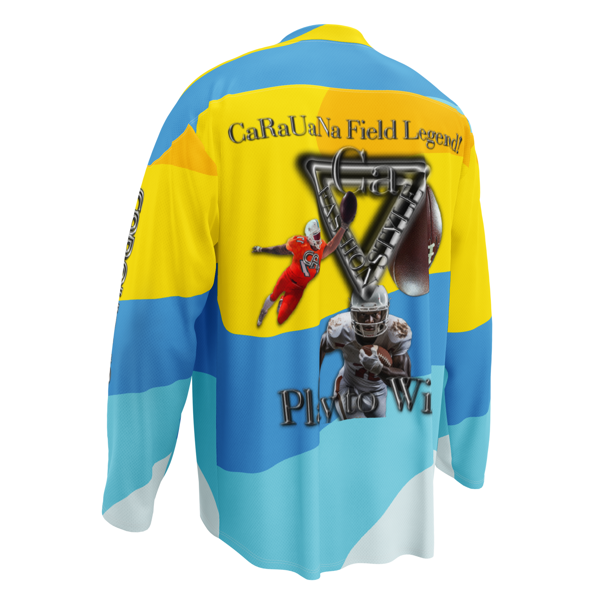 ๐ CaRaUaNa American Football Sweatshirt โ Yellow Edition Carauana Store