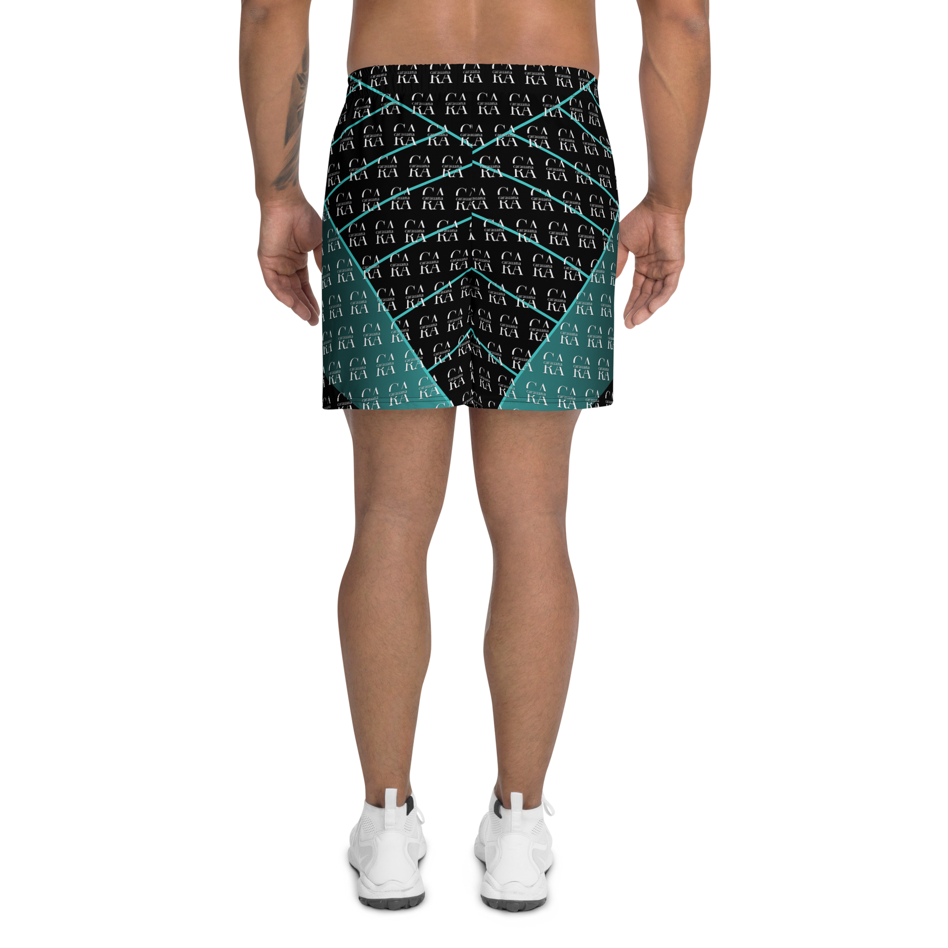 CaRaUaNa Athletic Shorts Unisex Green Famous Carauana Store