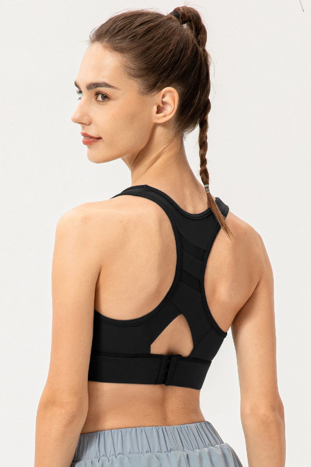 Scoop Neck Long Sports Bra Carauana Store