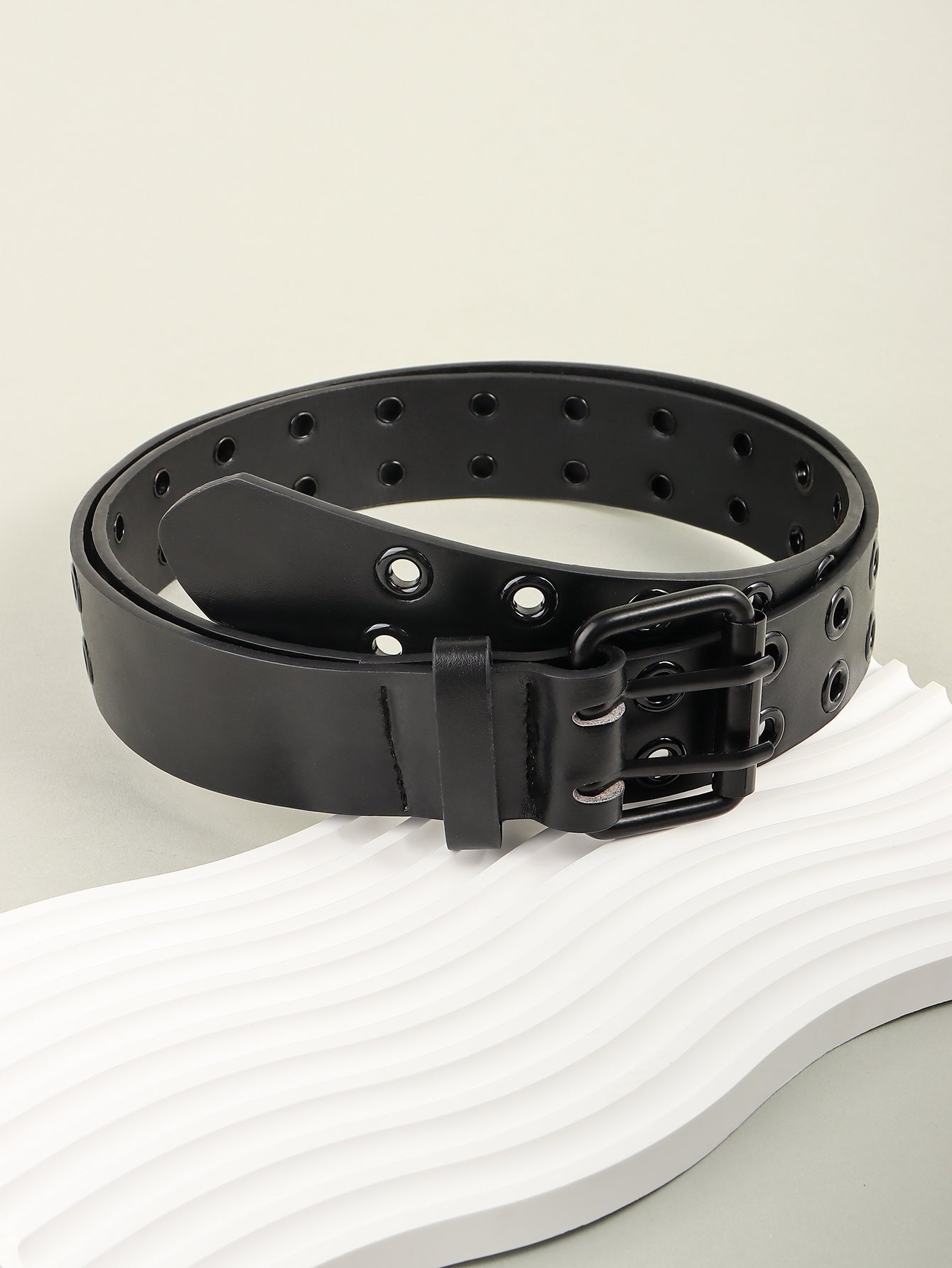 Grommet PU Leather Belt Carauana Store