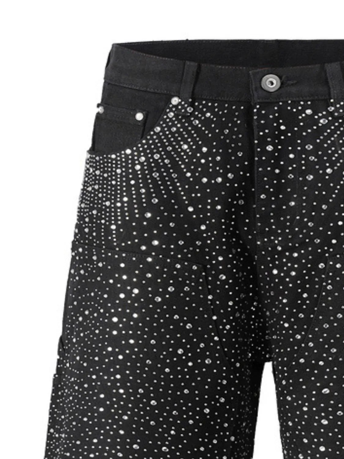 Men's Rhinestone Shorts with Pockets Carauana Store