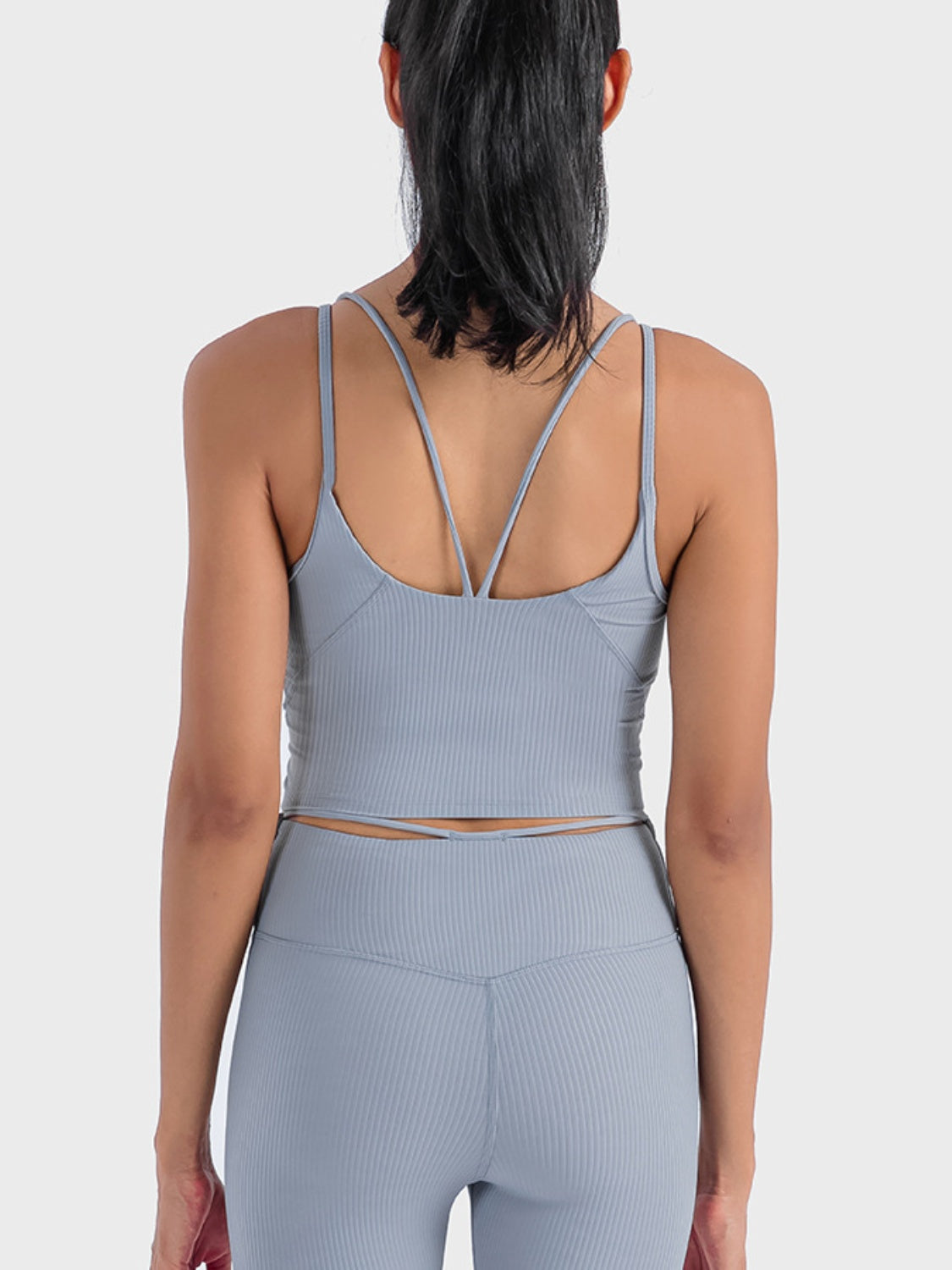 Millennia Double Strap Ribbed Sports Cami Carauana Store