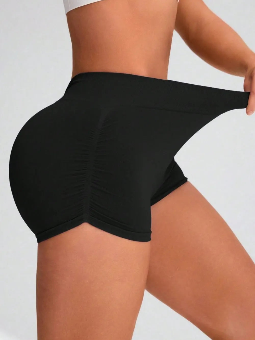 Elastic Waist Active Shorts Carauana Store