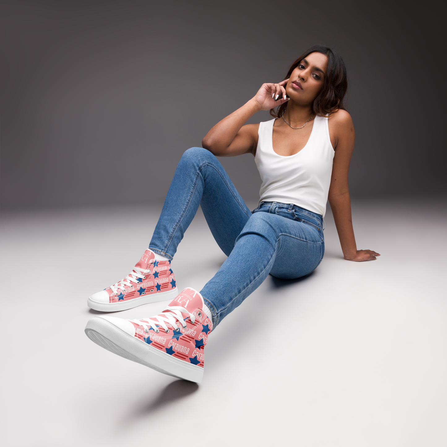 CARAUANA Hip Hop canvas shoes pink USA Carauana Store
