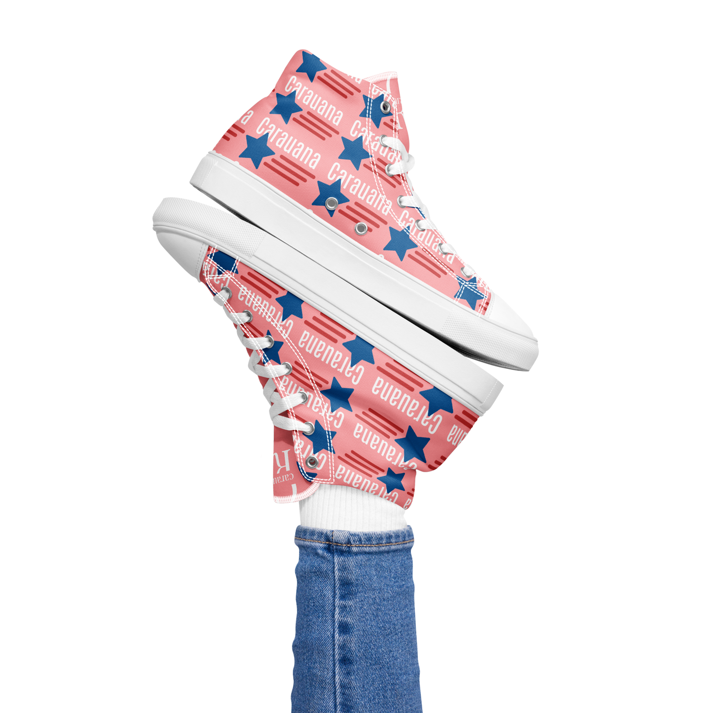 CARAUANA Hip Hop canvas shoes pink USA Carauana Store