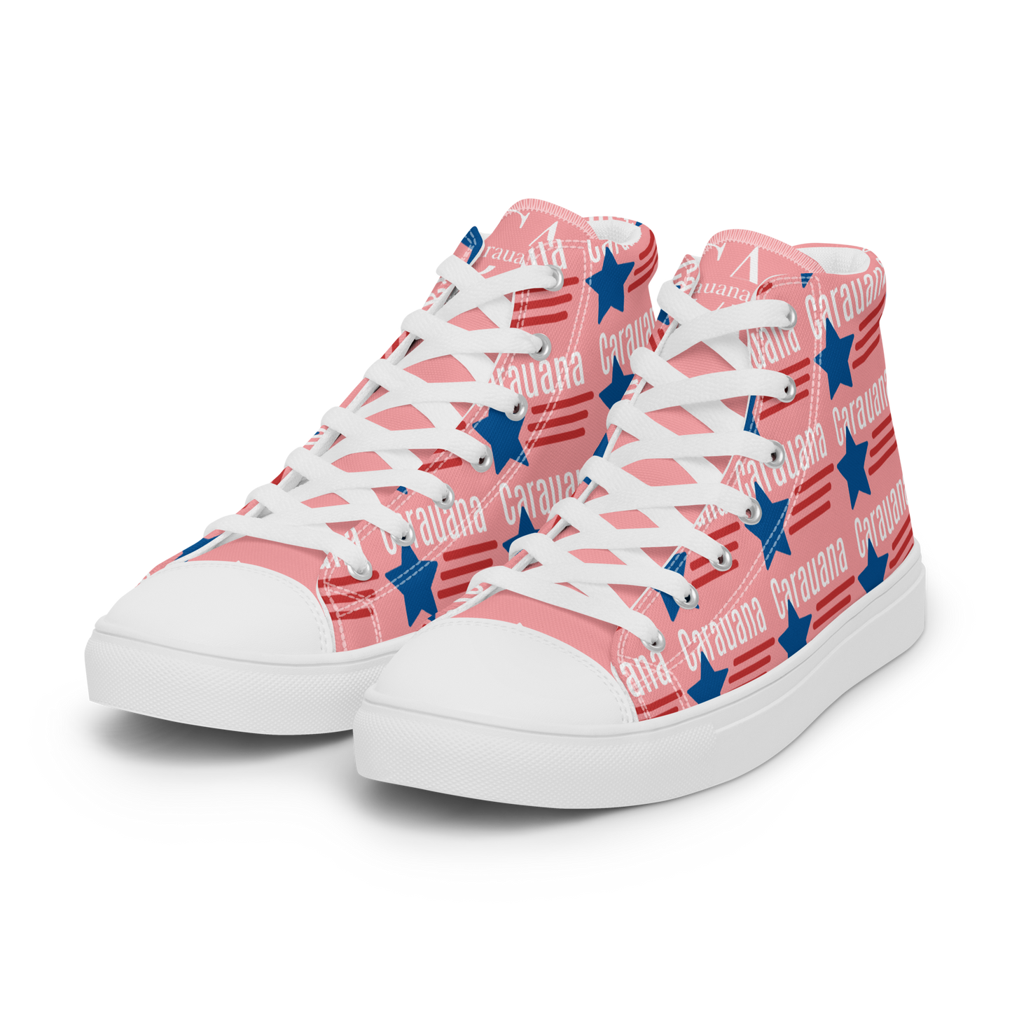 CARAUANA Hip Hop canvas shoes pink USA Carauana Store