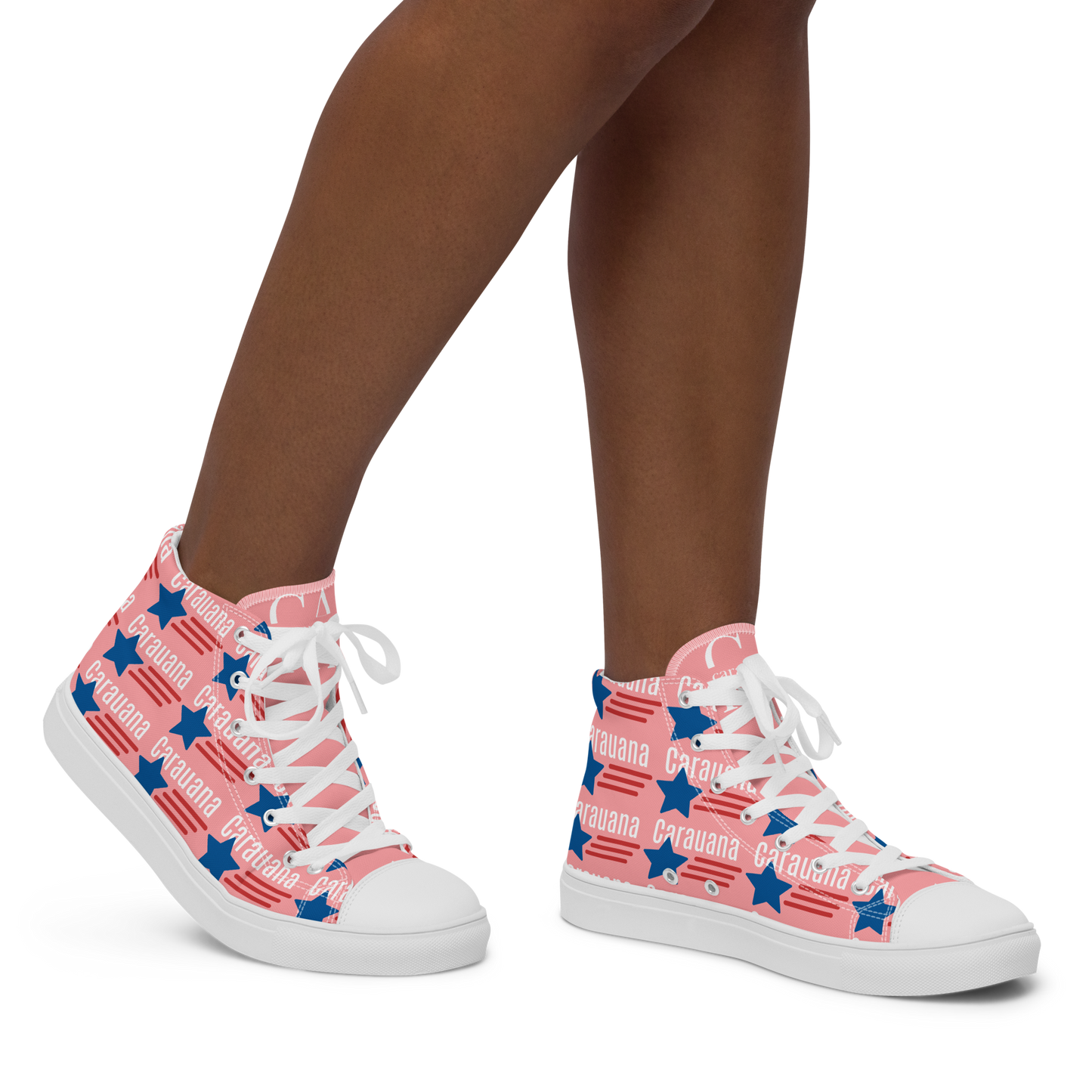 CARAUANA Hip Hop canvas shoes pink USA Carauana Store