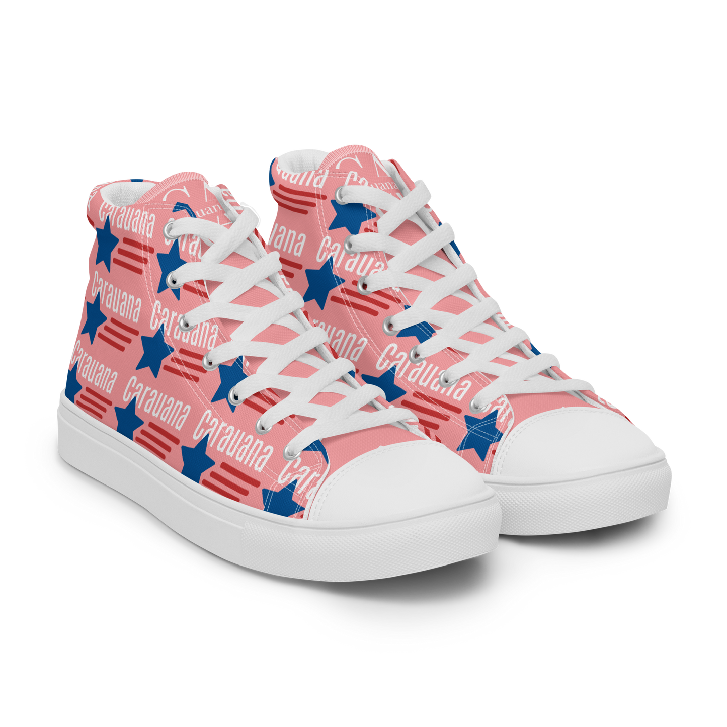 CARAUANA Hip Hop canvas shoes pink USA Carauana Store