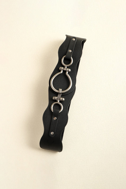 PU Leather Zinc Alloy Buckle Belt Carauana Store