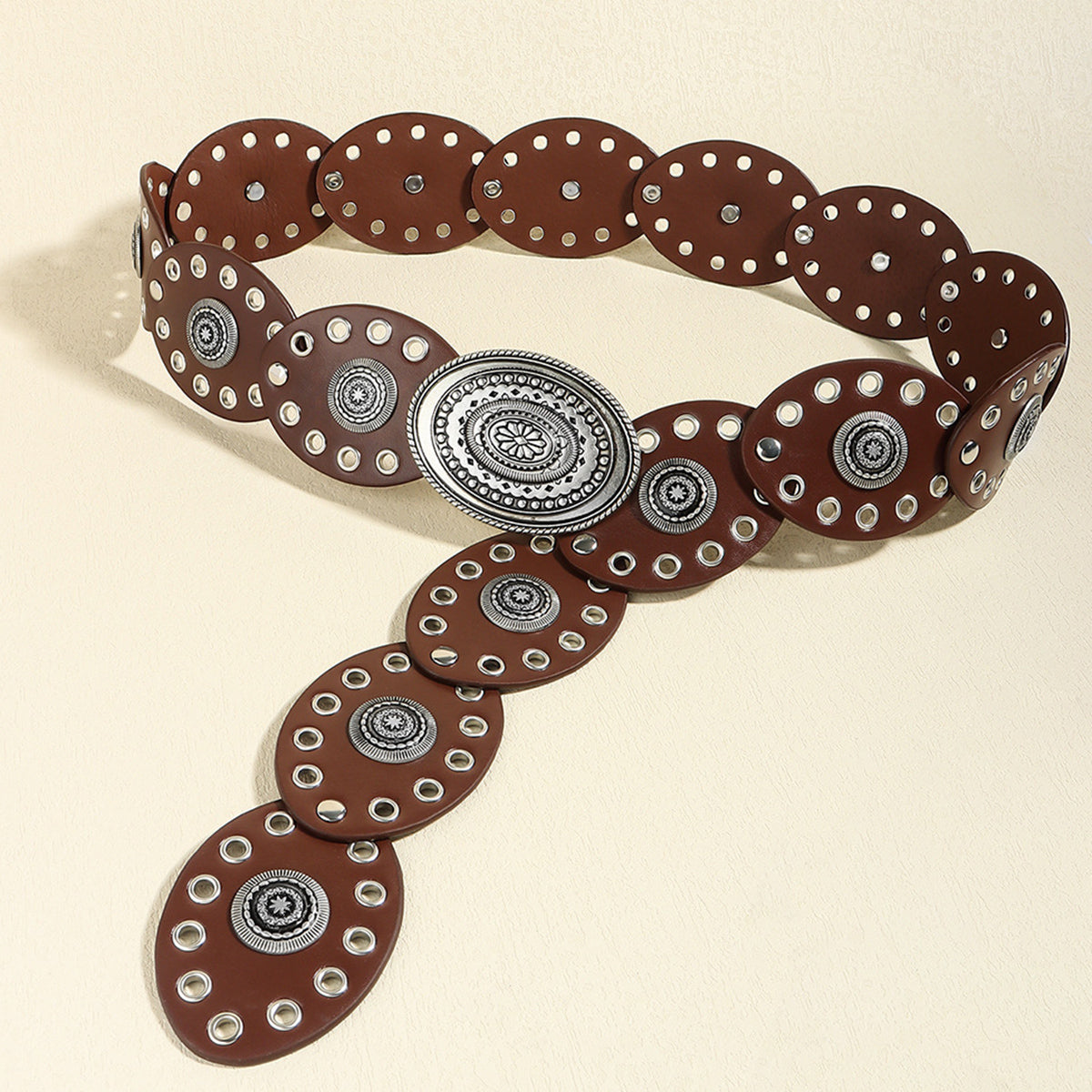 Oval PU Belt Carauana Store