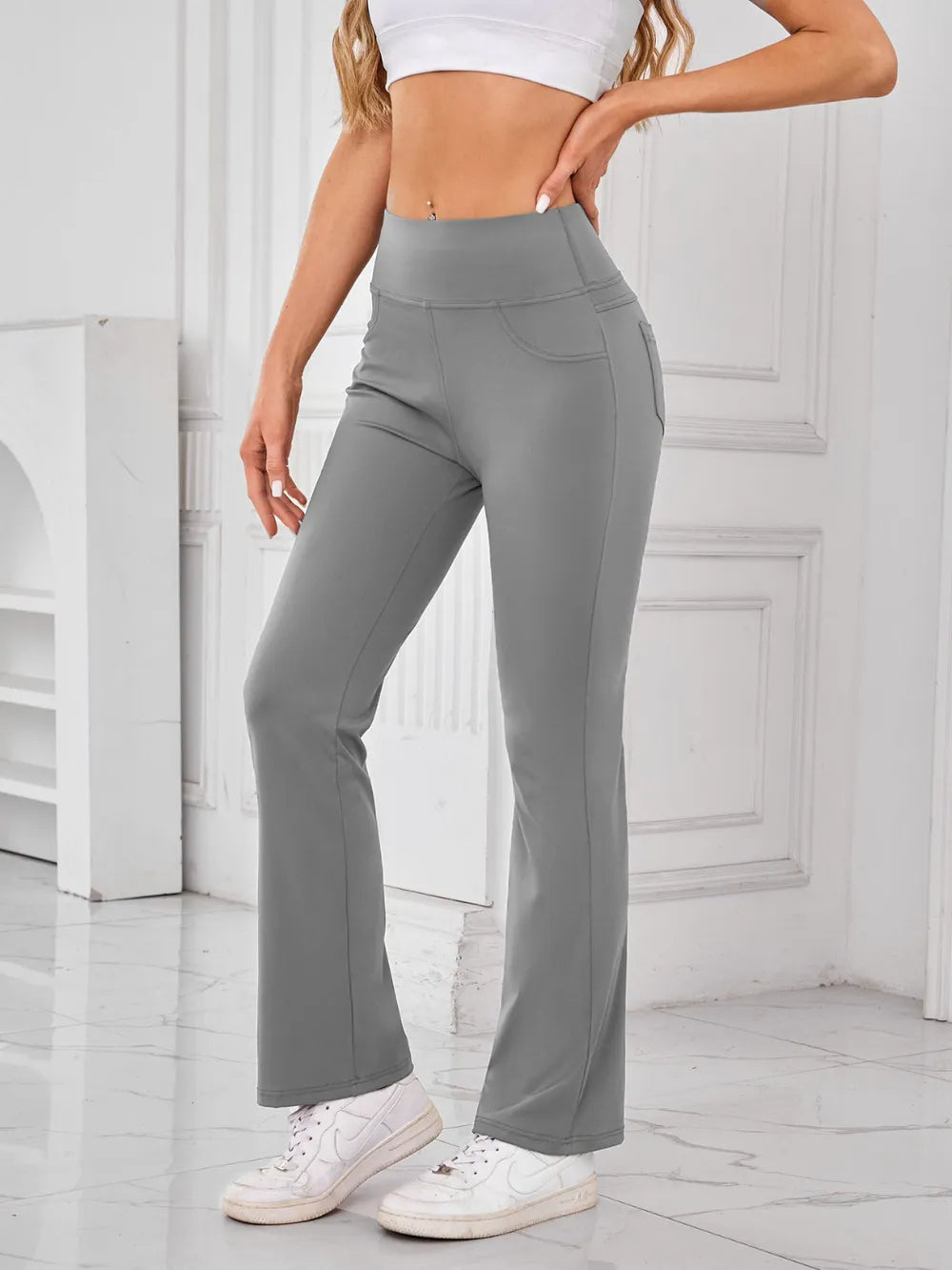 Lovelet High Waist Active Pants with Pockets Carauana Store