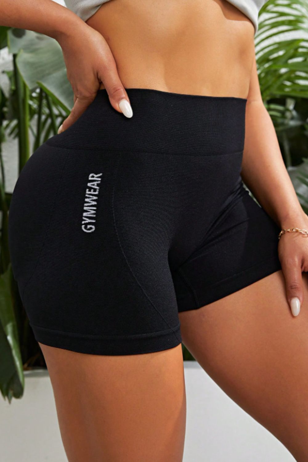 Slim Fit High Waistband Active Shorts Carauana Store