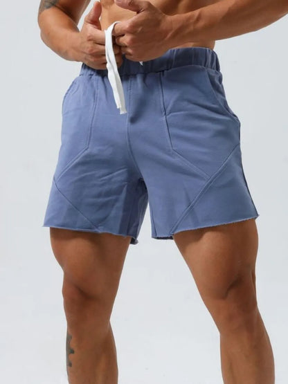 Men's Plus Size Drawstring Elastic Waist Shorts CaRaUaNa Fashion