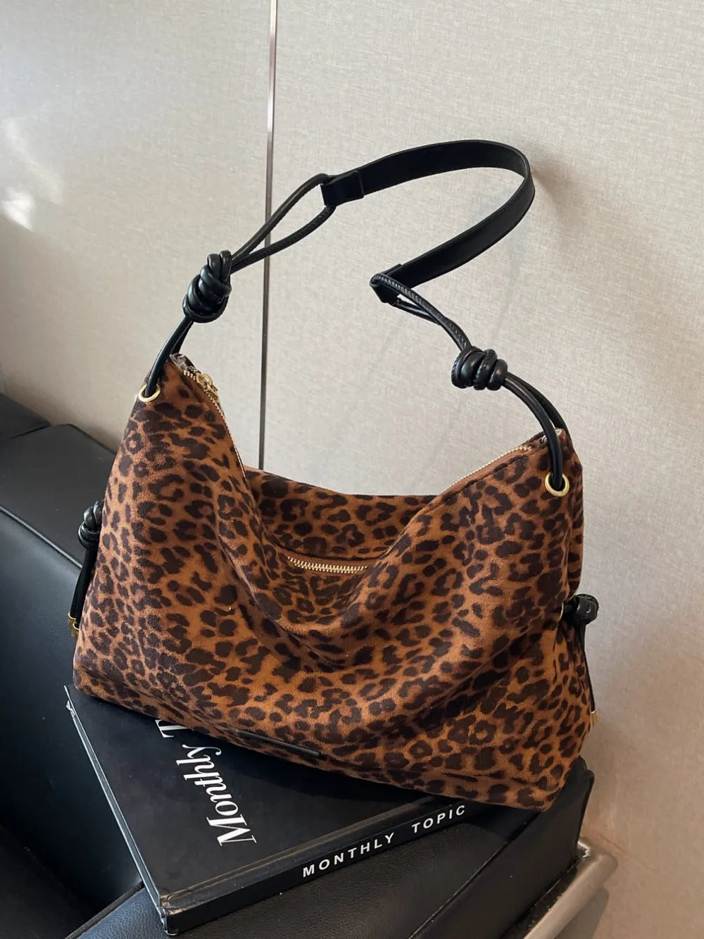 Suede Large Shoulder Bag Carauana Store